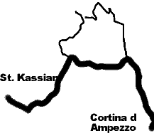 Karte Col Rosa